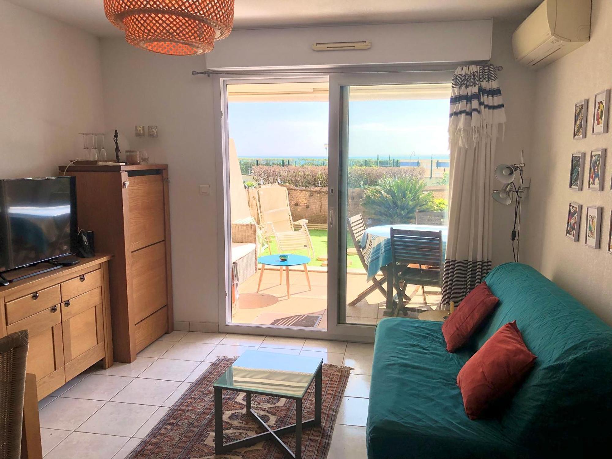 קאנט אן רוסיון Le Jardin De La Plage - T2 - Terrasse Jardin 30M2 - Piscine - Clim- Wifi -Parking מראה חיצוני תמונה